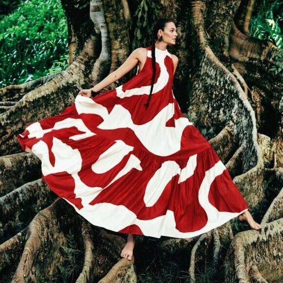 H&M Voluminous Maxi Dress - Picture 1 of 6